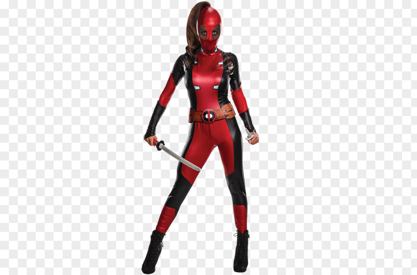 Lady Deadpool Halloween Costume Clothing Party PNG