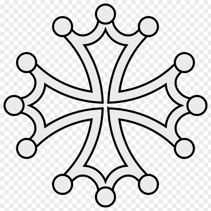 Maltese Cross Clip Art Pattée Occitan Crosses In Heraldry PNG