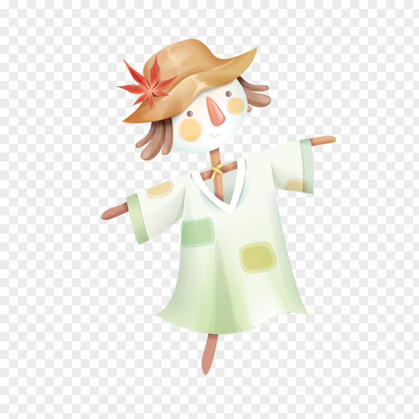 Scarecrow Model Cartoon Illustration PNG