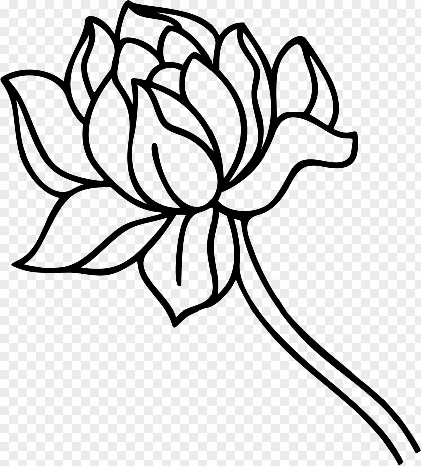 Flower Black Clip Art PNG