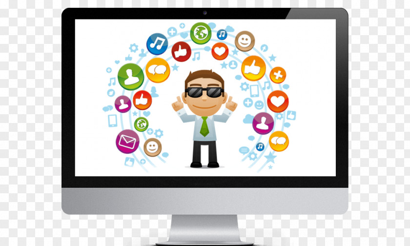 Social Media Marketing Management Community PNG