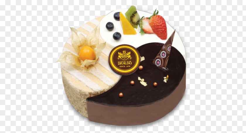 Big Gourmet Chocolate Cake Black Forest Gateau Sachertorte Mousse Tiramisu PNG