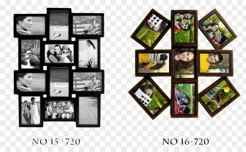 Collage Picture Frames Photograph Image Photomontage PNG