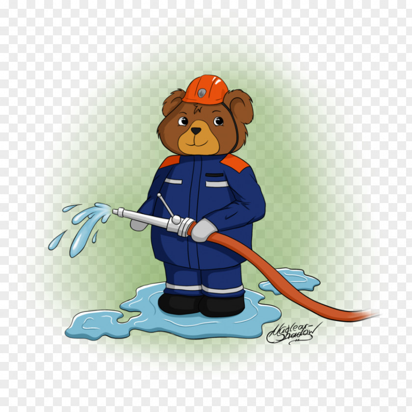 Firefighter Figurine Animal Animated Cartoon PNG