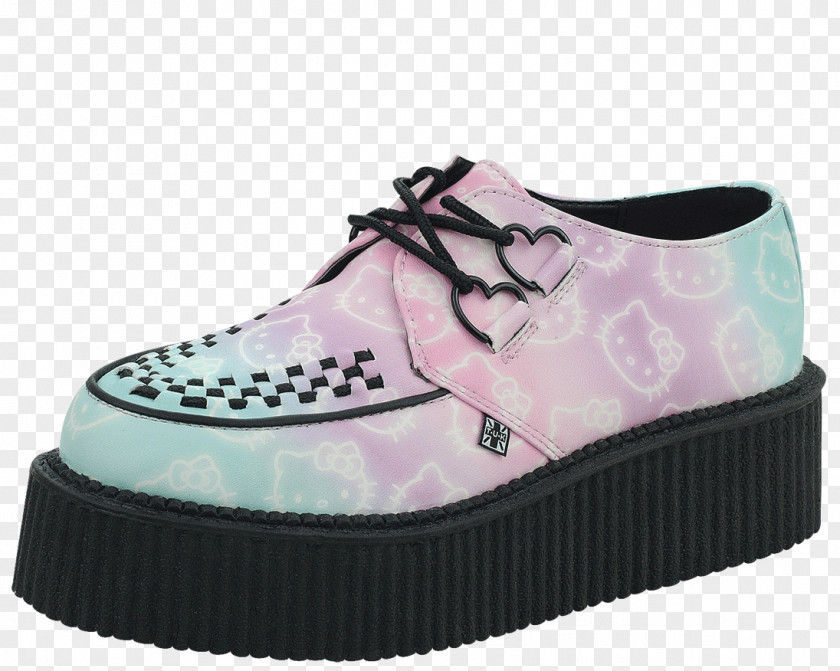Hello Kitty Converse Shoes For Women T.U.K. Brothel Creeper Sports Punk Subculture PNG