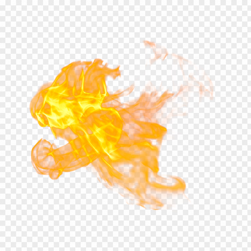 Huge Fire Flame Light Design PNG