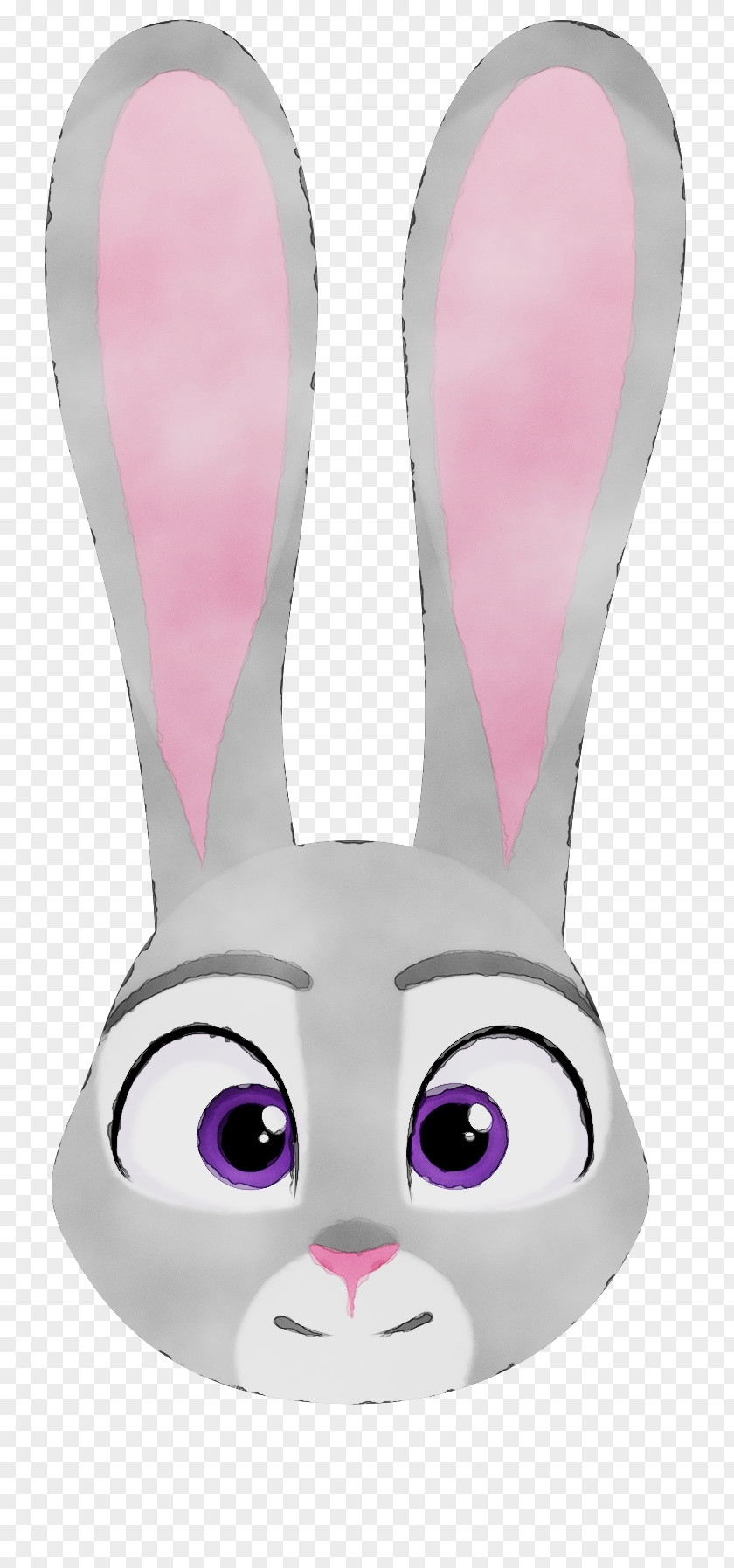 Pink Cartoon Animation Whiskers Rabbit PNG
