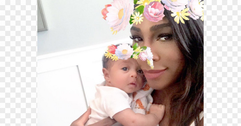 Serena Wiliams Williams Tennis Mother Daughter Infant PNG