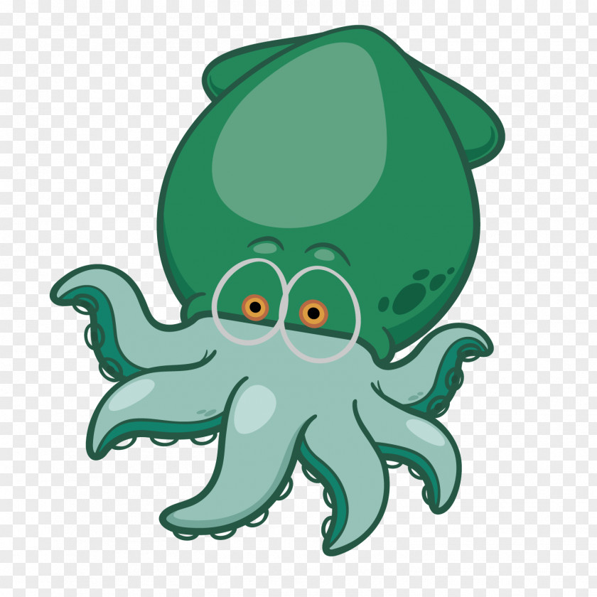 手绘 Vector Graphics Illustration Image Octopus Drawing PNG