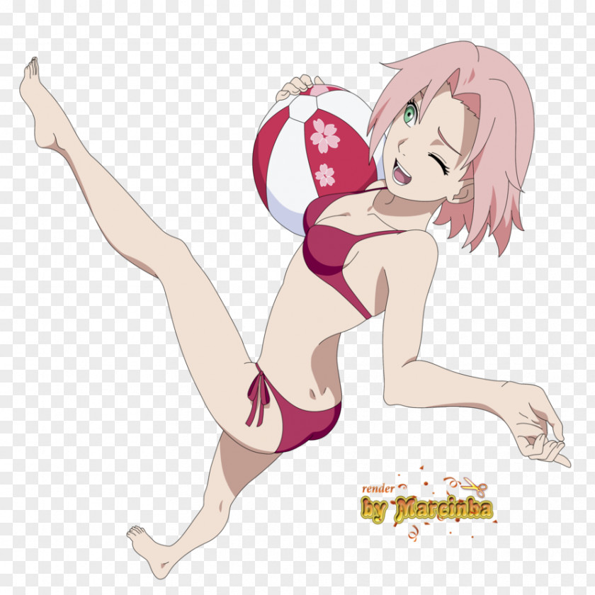 Naruto Sakura Haruno Hinata Hyuga Swimsuit Ino Yamanaka PNG