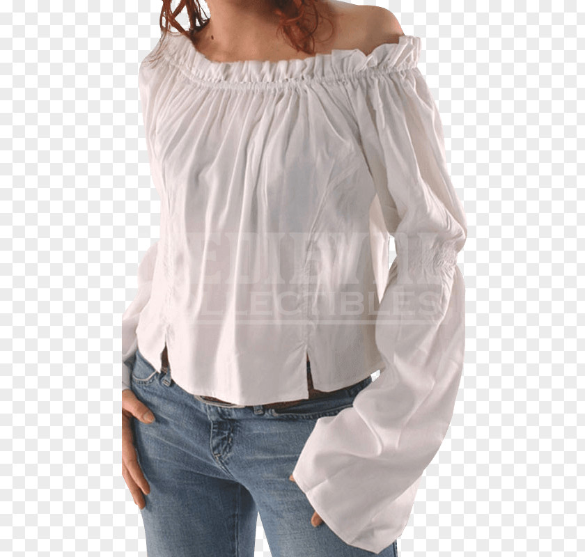 Shirt Blouse Top Clothing Ruffle PNG