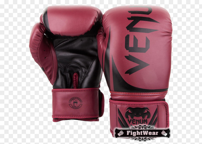 Boxing Red Wine Venum Challenger 2.0 Gloves PNG