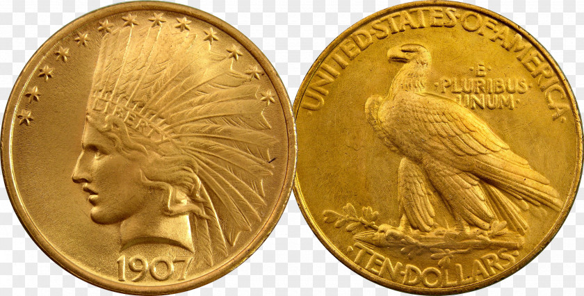 Coin Gold Double Eagle PNG