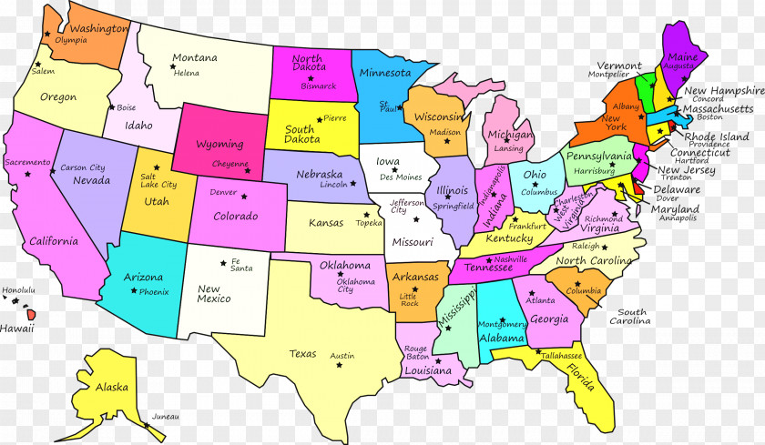 Map Blank U.S. State World Name PNG