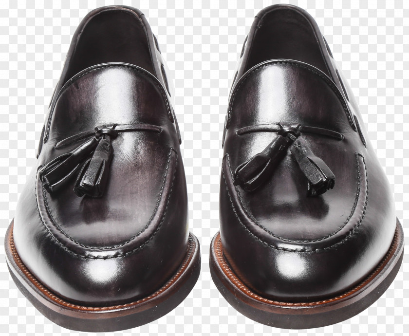 Slip-on Shoe Leather Material Tasselloafer PNG