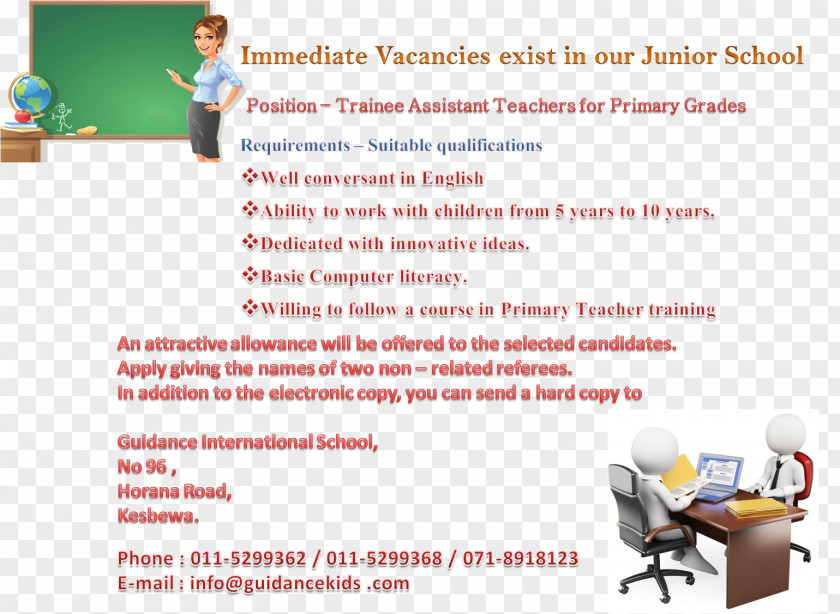 Teacher Guidance International School Nursery Job PNG