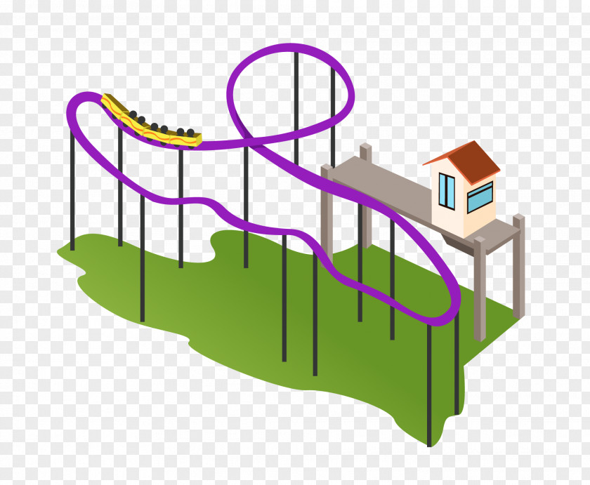 Train Vector Material Amusement Park PNG