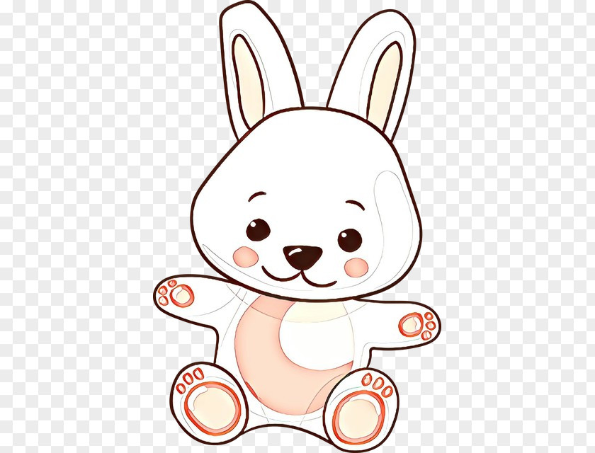 Whiskers Snout Cartoon White Nose Head Rabbit PNG