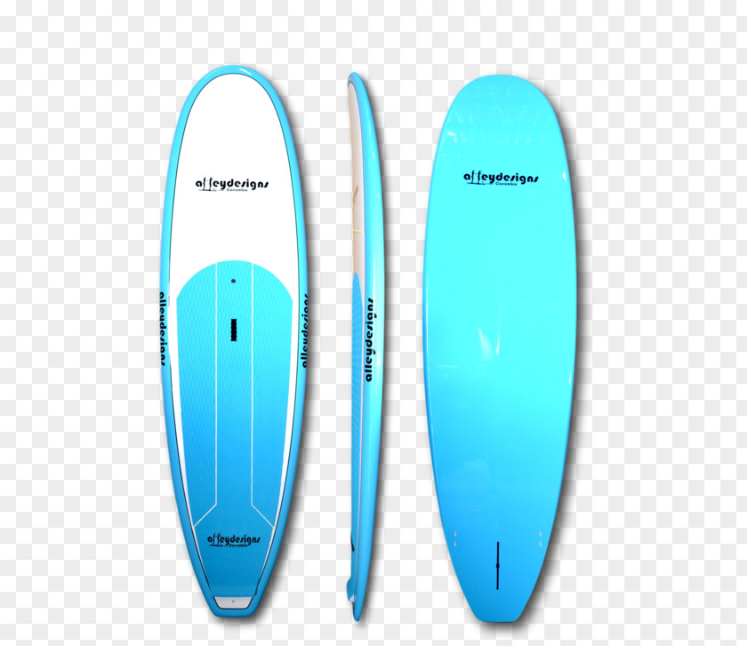 Board Stand Teal Surfboard Standup Paddleboarding Blue White PNG