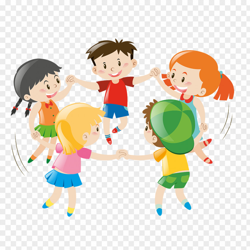 Group Play Vector Graphics Child Image Illustration PNG