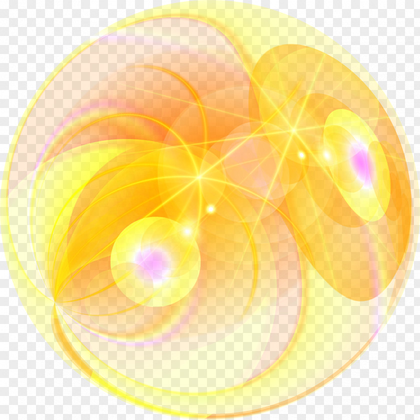 Light Kugel Fountain Yellow Ball PNG