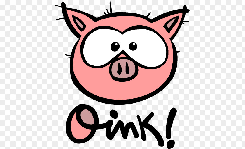 Logo Oink Domestic Pig P I G PIG Little Bit PNG