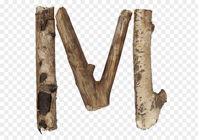 Twigs Wood Twig Letter Typography Font PNG