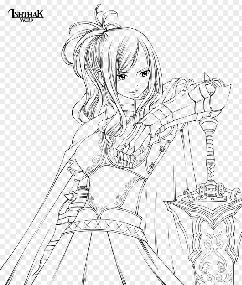 Woman Line Art Drawing Sketch PNG