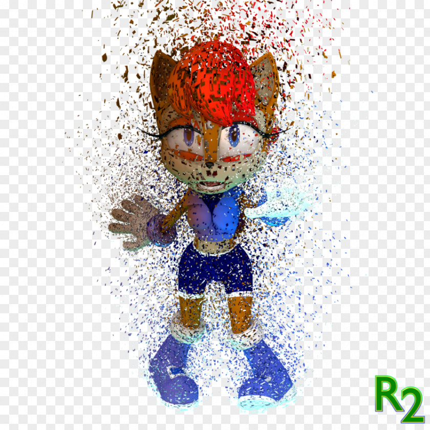 Dont Share Sonic The Hedgehog 3D Archie Comics Universe Art PNG