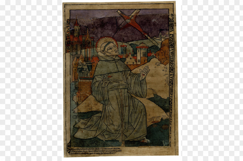 Francis Of Assisi Painting Tapestry PNG