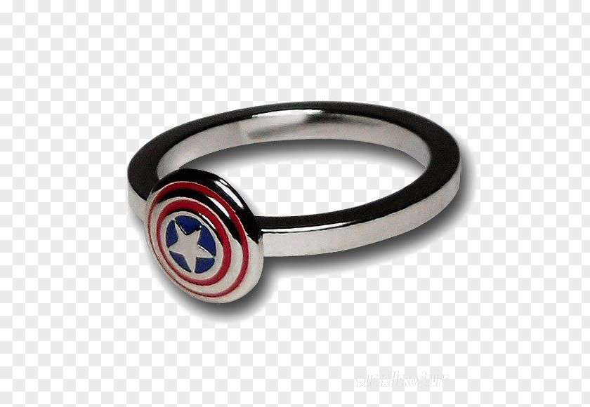 Rings Captain Americas Shield Wedding Ring Marvel Comics PNG