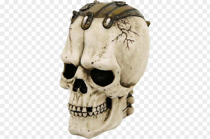 Skull Monster Frankenstein's Human Skeleton Figurine PNG