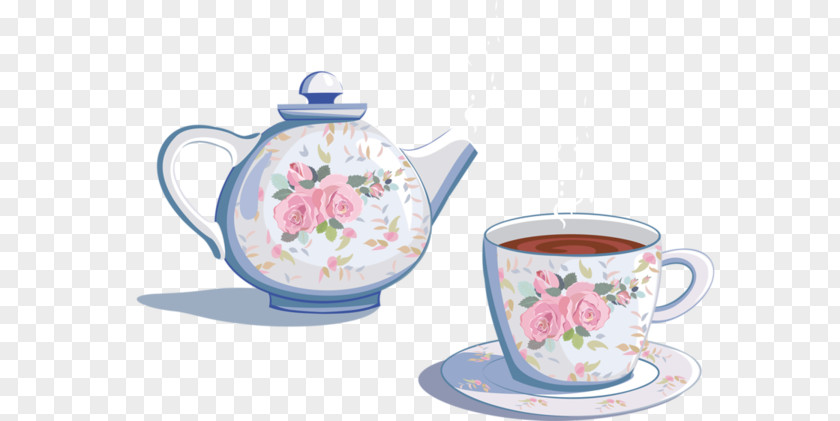 Tea Teapot Coffee Cup Kettle Clip Art PNG