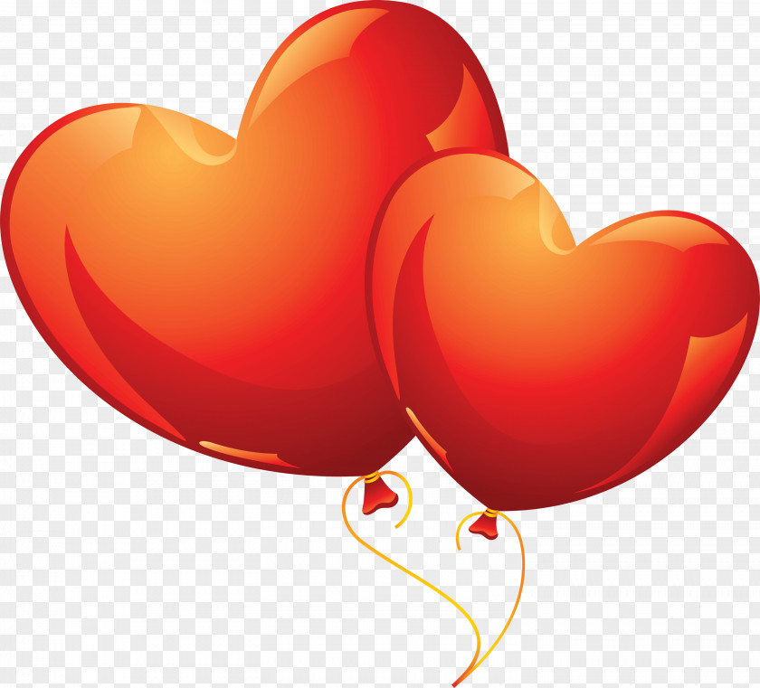 Transparent Balloon Heart Clip Art PNG