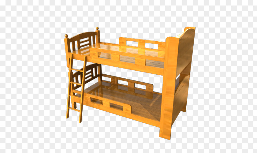 Wood Bed Frame Furniture PNG