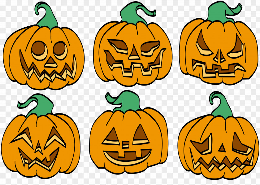 Halloween Pumpkin Jack-o'-lantern Calabaza Drawing PNG