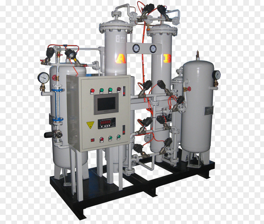 Industrial Plants Machine Cylinder System Product Oxygen PNG