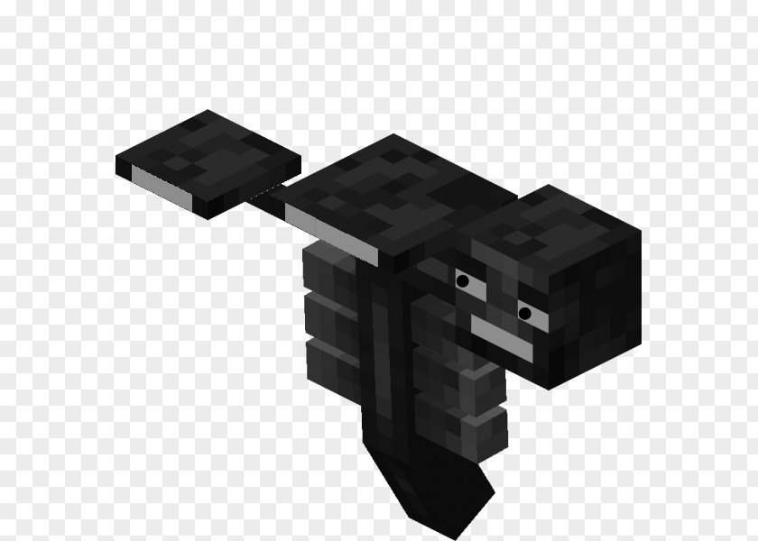 Wither Minecraft Paper Model Herobrine Mob PNG