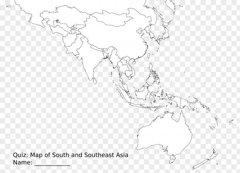 Asean East Asia Blank Map United States World PNG