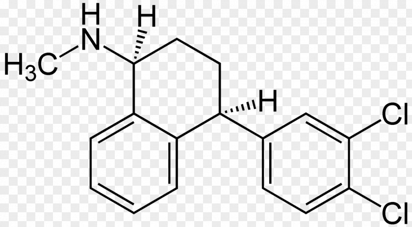 Formula 1 Sertraline Hydrochloride Chemistry Selective Serotonin Reuptake Inhibitor PNG
