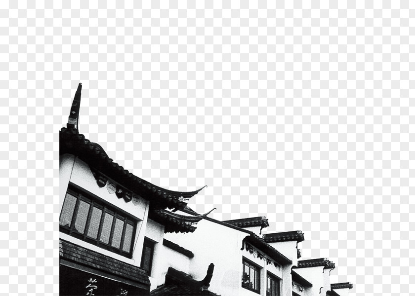 Gray School Building Jiangnan District U6c5fu5357u6c11u5c45 Architecture Poster PNG