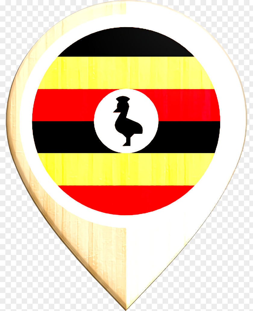Uganda Icon Country Flags PNG