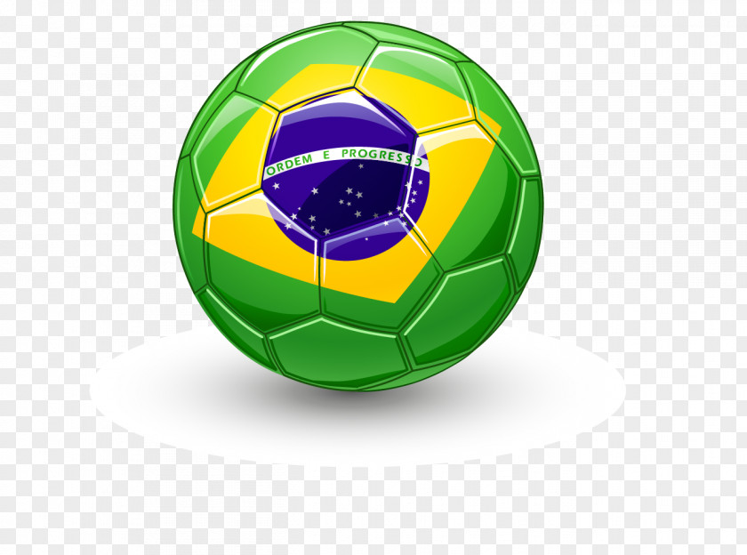 Football Flag Of Brazil PNG
