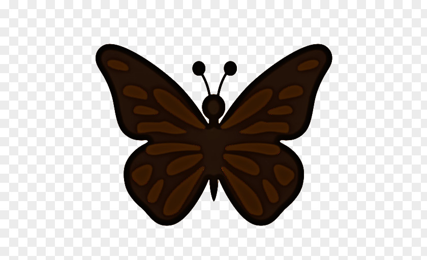 Moth Brushfooted Butterfly Emoji Background PNG