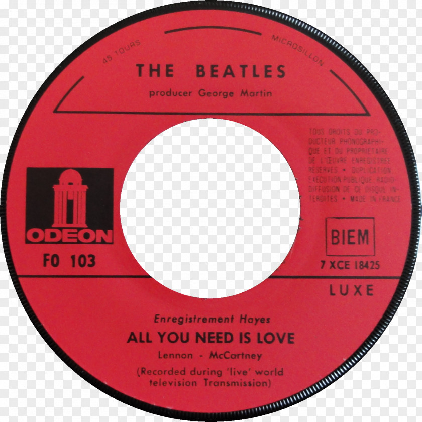All You Need Is Love Silly Teen Sound Fee Bee Records Rock And Roll Record Label PNG