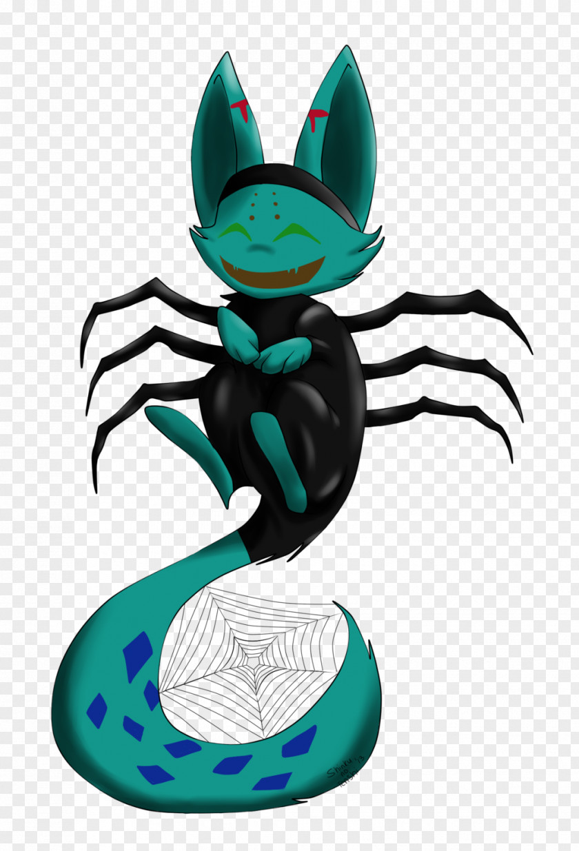 Arachnid Background Clip Art Character Animal Turquoise Fiction PNG