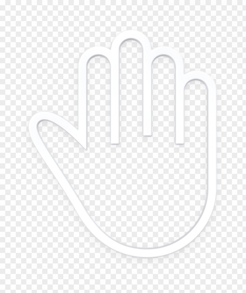 Gesture Hand Five Icon PNG