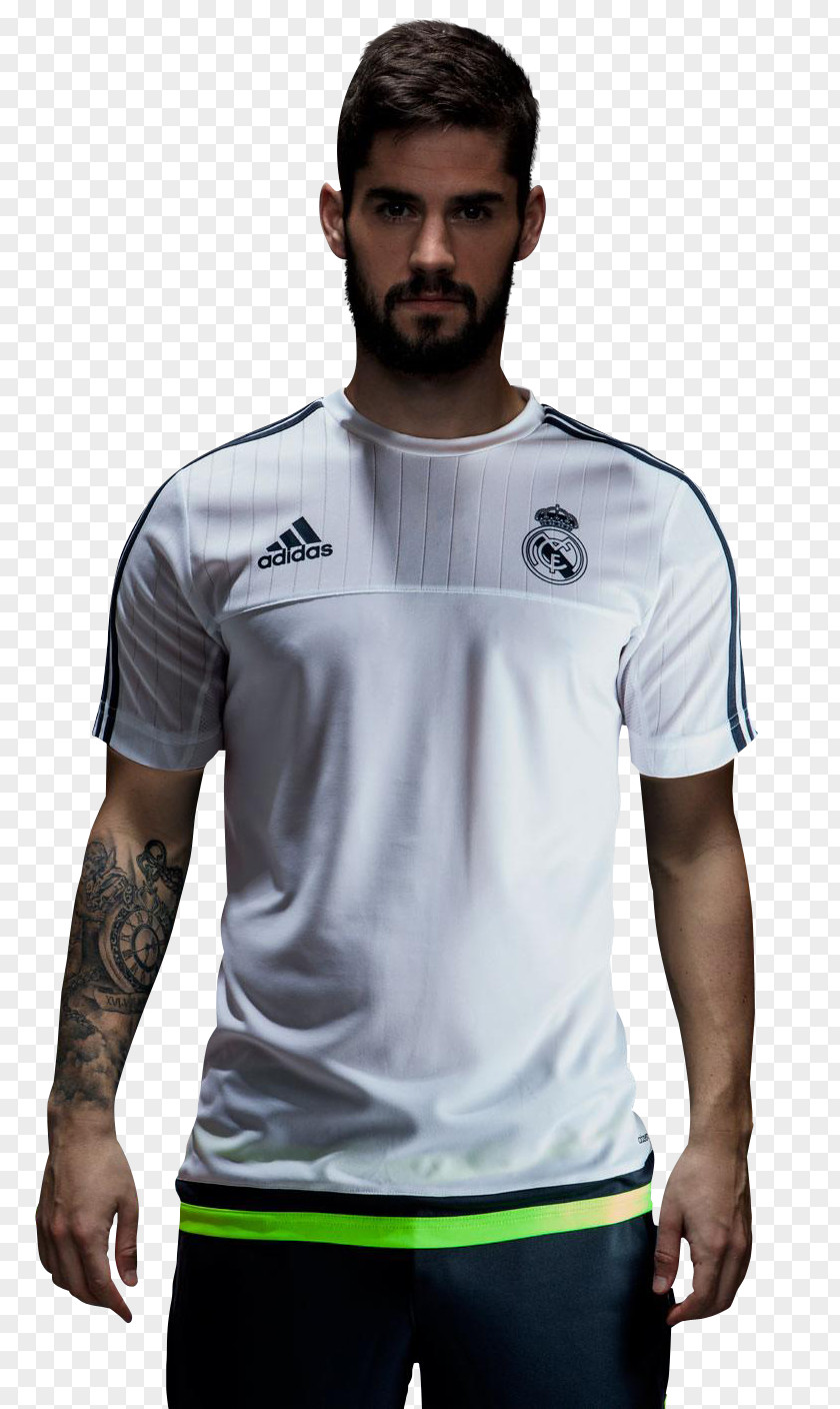 Isco Spain T-shirt Real Madrid C.F. Sleeve Outerwear Neck PNG