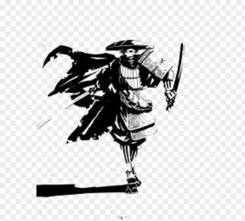 Samurai Art Drawing Japan Rōnin PNG