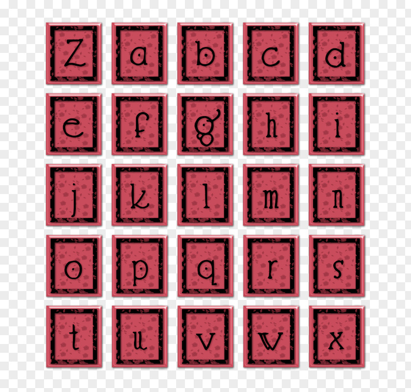 Set Decorative Spanish Alphabet Letter Design With Type PNG